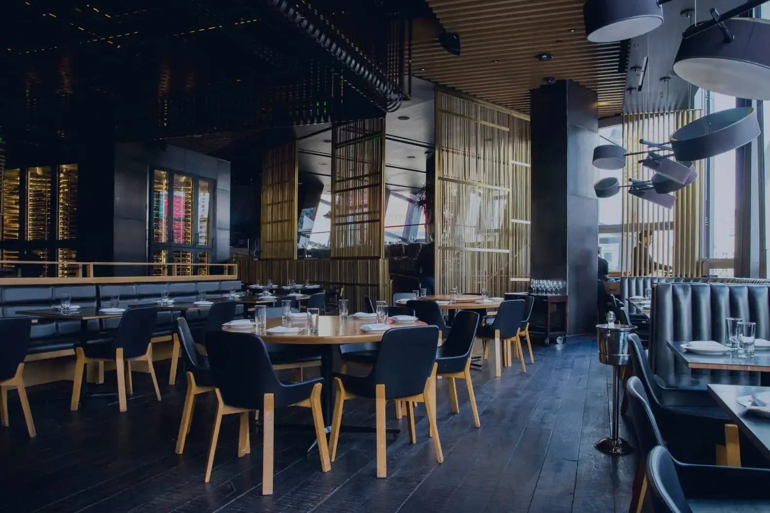 The dining room